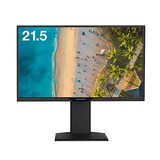  グリーンハウス モニター 21.5インチ ワイド液晶ディスプレイ フルHD 昇降スタンド付き スピーカー内蔵 ブルーライトカット 省エネ VESA規格 5年保証 GH-ELCW22LH-BK