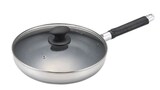  ミラーマーブル フライパン 26cm ガラス蓋付 ガス火専用 MM-312 30718