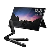  (株)ユニーク プロメテウスモニター モバイルスタンド バンドル版 4.7インチ~15.6インチ液晶モニター対応 スマホ・タブレット兼用 UQ-PM01STAND (【タッチモデル】13.3インチ(UQ-PM13FHD))