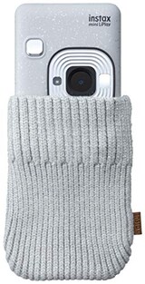  富士フイルム(FUJIFILM) ハイブリッドインスタントカメラ instax mini LiPlay ニットカバー W 415223