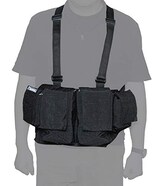  【国内正規品】newswear ニューズウェア メンズドキュメンタリーチェストベスト ブラック 250881