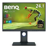  ベンキュージャパン BenQ AQCOLORシリーズ カラーマネジメントモニター SW240 (24.1インチ/WUXGA 1920 x1200/IPS/16:10/AdobeRGB 99%/DCI-P3 95%/HWキャリブレーション対応/AdobeRGB/写真編集用)