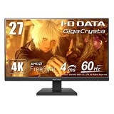  アイ・オー・データ IODATA ゲーミングモニター 27インチ GigaCrysta 4K ADSパネル (PS5/AMD FreeSync/HDMI×2/DisplayPort/スピーカー付/3年保証/土日サポート) EX-LDGCU271DB