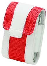  エツミ カメラポーチ pixie オレンジ/ホワイト E-1644