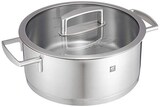  ZWILLING ツヴィリング 「 バイタリティ シチューポット 24cm 4.5L 」 研磨仕上 ステンレス 両手 鍋 底面3層構造 IH対応 食洗器対応 【日本正規販売品 】 66462-240