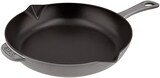  【アウトレット】 staub ストウブ 「 ラウンド フライパン グレー 26cm 」 フライパン 鋳物 ホーロー IH対応 【日本正規販売品】Fry pan with pouring spout 40510-616-5