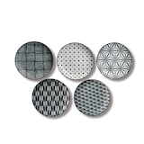  アワサカ(Awasaka) The modern Japanism komon パン皿セット 7-1960