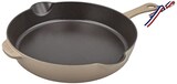  【アウトレット】Staub ストウブ 「 フライパン リネン 28cm 」スキレット 鉄フライパン 大きい 鋳物 ホーローIH対応 【日本正規販売品】 Fry pan 40508-409-5