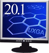  Logitec LCM-T201AD/S(S) UXGA対応20.1型液晶カラーモニタ