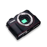  GARIZ Canon EOS M用 本革カメラケース XS-CHMBKR ブラックレッドステッチ