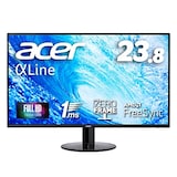  Acer モニター AlphaLine SA241YAbmix 23.8インチ VA 非光沢 フルHD 75Hz 1ms (VRB) HDMI ミニD-Sub 15 広い視野角178° スピーカー内蔵 フリッカーレス ブルーライト軽減 フレームレスデザイン
