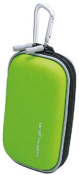  ELECOM EVA製デジタルカメラケース(参考収納寸法55*45*115)グリーン DGB-017GN