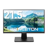  プリンストン モニター 21.5型 (フルHD 1920×1080/HDMI･VGA･DVI･DisplayPort端子各1/ブルーライト･ちらつき軽減/広視野角/スピーカー内蔵) ブラック PTFBFH-22W