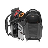  ロープロ(Lowepro) カメラリュック フォトアクティブ BP200AW 22L レンズ付ミラーレスカメラ+交換レンズ1本+アクセ+12inchタブレット ブラック/グレー LP37260-PWW