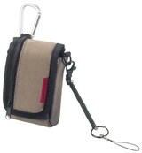  ELECOM スナップ式ベルトループ付デジタルカメラケース(参考収納寸法60*30*95)ベージュ DGB-022BE