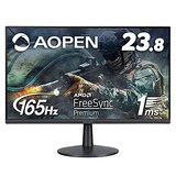  AOPEN ゲーミングモニター24MV2YPbmiipx 23.8型ワイド 1920×1080 フルHD 165Hz 1ms(TVR) AMD FreeSync Premium メーカー3年保証 広い視野角178°