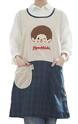  モンチッチ ブラックウォッチ 切替え タブリエエプロン