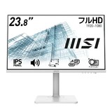  【Amazon.co.jp限定】 MSI Modern MD241PW モニター 薄型 IPSパネル スピーカー搭載 フルHD/23.8インチ/HDMI/USB Type-C/ブルーライトカット/アンチフリッカー/VESA対応/ピボット・角度・高さ調整/3年保証
