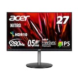 Acer Nitro ゲーミングモニター 27インチ IPS 非光沢 フルHD 0.5ms 240Hz HDMI (280Hz DisplayPort/オーバークロック) AMD FreeSync Premium HDR 10 スピーカー内蔵 VESAマウント対応 高さ調節 チルト スイベル ピボット