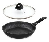  IH対応 蓋付 フライパン 18cm Granitica Extra Induction