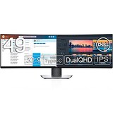  Dell U4919DW 49インチ 曲面 大型モニター ディスプレイ (3年間無輝点交換保証/DualQHD/IPS 非光沢 3800R曲面/USB-C DisplayPort HDMI x2/高さ 傾き調整)