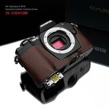  GARIZ OLYMPUS E-M10用 本革カメラケース XS-CHEM10BR ブラウン