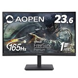  AOPEN ゲーミング湾曲モニター 24HC5QRPbmiipzx 23.6型ワイド 1920×1080 フルHD 165Hz 1ms(TVR) FreeSync Premium 3年保証 広い視野角178°