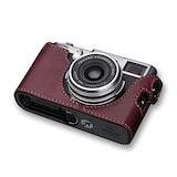  GARIZ J&Kコラボモデル FUJIFILM X100T/X100S/X100兼用 本革カメラケース CO-X100W ワインレッド