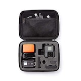  Amazonベーシック カメラケース(GoProカメラ用)キャリングケース 無地 Sサイズ 小, ブラック