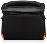  和湘堂 panasonic DMC-FZ70用 一眼レフカメラバッグ 帆布生地 ロングレンズ収納可 軽量 丈夫 お洒落! カメラマンにお薦め! 「517-0017-01O」 (ブラック)