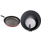 貝印 KAI フライパン ビッグ 32㎝ DW5315 & KAI フライパンカバー Kai House Select 26-32㎝ 斜面スタンド付 DW5621【セット買い】