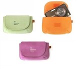  和湘堂 SONY DSC-TX100/TX55/TX10/TX5/TX300/TX9C/TX7C/TX20/T110/T99Cコンパクトデジタルカメラ用 柔らか収納ケース ストラップ付き3色「515-0006D」 (オレンジ)