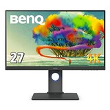  BenQ PD2700U デザイナー向けモニター (27インチ/4K/HDR/IPS/sRGB 100%/Rec.709 100%/KVM機能/MST/PIP・PBP/スピーカー付/高さ調整/回転(ピボット)機能/AQCOLORシリーズ)