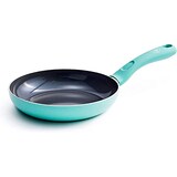  グリーンシェフ フライパン 20cm IH 対応 セラミック こびり付きにくい フッ素不使用 ダイヤモンド ターコイズ CC002546-001