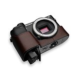  GARIZ SONY α6000用 本革カメラケース XS-CHA6000BR ブラウン
