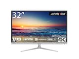  JAPANNEXT 32インチ モニター 4K UHD 3840x2160解像度 IPS ディスプレイ (HDMI/DisplayPort/スピーカー内蔵/VESA対応/ブルーライトカット) JN-IPS320FLUHDR