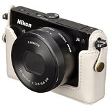  HAKUBA カメラケース 本革 ボディケース Nikon 1 J4専用 ホワイト DBC-N1J4WT