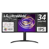  LG モニター ディスプレイ 34WP85C-B 34インチ/曲面ウルトラワイド(3440×1440)/IPS 非光沢/HDR対応/USB Type-C,HDMI×2,DisplayPort/FreeSync/スピーカー搭載/高さ調節/3年安心・無輝点保証