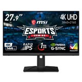  MSI Optix MAG281URF ゲーミングモニター RAPID IPSパネル スリムベゼル 4K UHD/27.9インチ/144Hz/1ms(GTG)/G-Sync Compatible/HDMI 2.1/DisplayPort 1.4a/ピボット/ハードウェアブルーライトカット