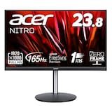  Acer ゲーミングモニター Nitro XF243YSbmiiprx 23.8インチ VA 非光沢 フルHD 1ms 165Hz HDMI FreeSync Premium スピーカー内蔵 VESAマウント対応 広視野角178° 高さ調節 チルト スイベル ピボット フリッカーレス ブルーライト軽減