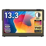  モバイルモニター 13.3インチ GeChic On-Lap 1306S FHD 1920x1080 IPS 光沢 Sharp製IGZO液晶 軽量 HDMI USB Type-C ブルーライトカット コントラスト比1,500:1