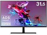  グリーンハウス 31.5インチ 5年保証 WQHD対応 広視野角ADSパネル HDMIx2/DPx1 フリッカーフリー/ブルーライトカット GH-ELCW32WA-BK