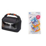  【セット買い】 【Amazon.co.jp 限定】HAKUBA 防湿カメラケース ドライソフトボックス M ブラック×オレンジ AMZKDSBMBK + レンズ専用防カビ剤フレンズ 2袋分パック セット