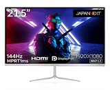  JAPANNEXT 21.5インチ ゲーミングモニター 144Hz 1ms フルHD 1920x1080解像度 TN パネル ディスプレイ (HDMI/DisplayPort/VESA対応/ブルーライトカット / 視野角170°) JN-T215FLG144FHD