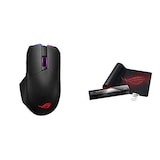  ASUS RGBワイヤレスゲーミングマウス P704 ROG CHAKRAM & ASUS 超大型のワイド設計にどこまでも滑らかな表面を持つ究極のゲーミングマウスパッド