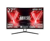  JAPANNEXT 27インチ ゲーミングモニター 240Hz 1ms フルHD 1920x1080解像度 VA パネル ディスプレイ (HDMI/DisplayPort/ブルーライトカット / 視野角178°) JN-27VCG240FHDR