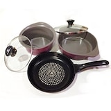 Moncross series 3点セット (フライパン 24cm,小型オーブンパン20cm,蒸し鍋 24cm)