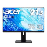  Acer モニター AlphaLine B227QBbmiprx 21.5インチ VA 非光沢 フルHD 75Hz 4ms(GTG)HDMI VESAマウント対応 スピーカー内蔵 高さ調整 高さ調節 ピボット スイベル チルト スピーカー搭載 フリッカーレス ブルーライト軽減 フレームレスデザイン