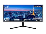  JAPANNEXT 30インチ モニター WFHD 2560x1080解像度 VA ディスプレイ (HDMI/DisplayPort/スピーカー内蔵/VESA対応/ブルーライトカット) JN-V30100WFHD