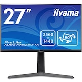  マウスコンピューター iiyama モニター ディスプレイ 27インチ WQHD IPS方式 高さ調整 DisplayPort HDMI 全ケーブル付 3年保証 国内サポート XUB2796QSU-B1A